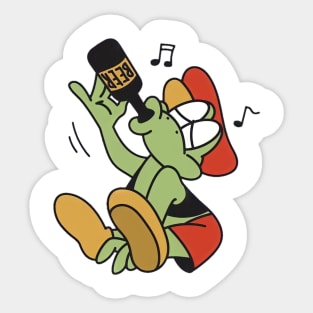 duck music Sticker